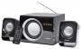 Колонки Sven MS-300 черный (12Вт FM-тюнер USB/SD дисплей ПДУ)