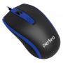 Мышь PERFEO PF-383-OP-B/BL PROFIL 4 кн/USB черн-син Мышь PERFEO PF-383-OP-B/BL PROFIL 4 кн/USB черн-син